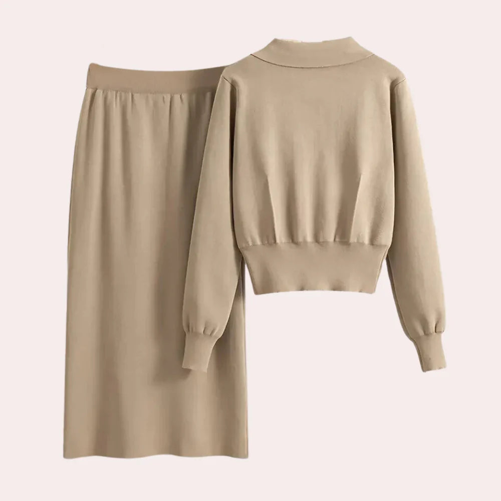 Carlotta | Ensemble à deux pièces tendance pour femmes pour une élégance et un confort sans effort