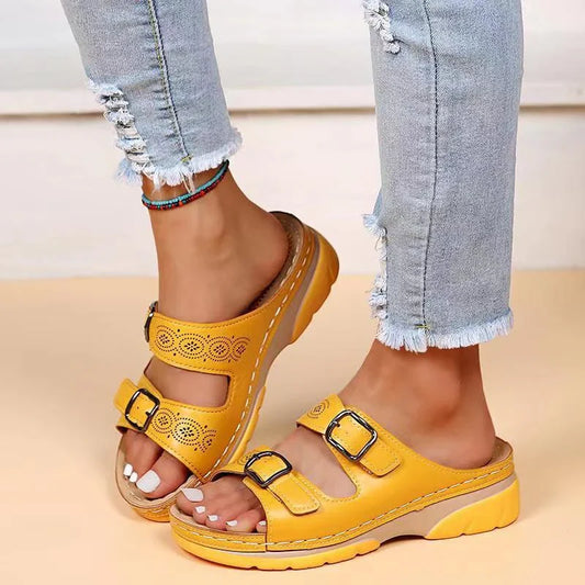 Camila | Sandales ultra-confort pour femmes avec un ajustement de soutien et une semelle rembourrée