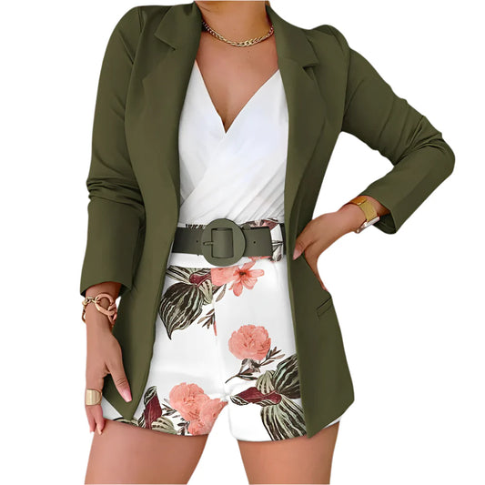 Allegra | Ensemble floral doux pour femmes en 2 pièces pour un confort et une élégance stylés