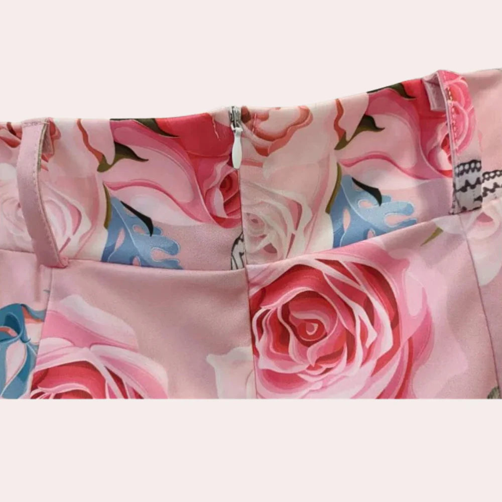 Allegra | Ensemble floral doux pour femmes en 2 pièces pour un confort et une élégance stylés