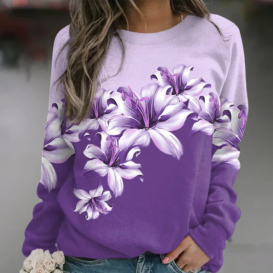 Isaura | Sweatshirt floral de luxe pour femmes, style doux et sans effort